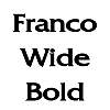 Thumbnail FrancoWide Bold