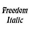 Thumbnail Freedom Italic