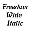 Thumbnail FreedomWide Italic Thumbnail FreedomWide Italic