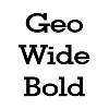Thumbnail GeoWide Bold