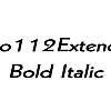 Thumbnail Geo112Extended BoldItalic