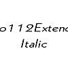 Thumbnail Geo112Extended Italic