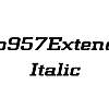 Thumbnail Geo957Extended Italic