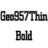 Thumbnail Geo957Thin Bold