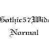 Thumbnail Gothic57Wide Normal Thumbnail Gothic57Wide Normal
