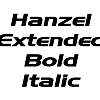Thumbnail HanzelExtended BoldItalic