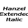 Thumbnail HanzelExtended Italic