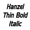 Thumbnail HanzelThin BoldItalic