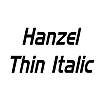 Thumbnail HanzelThin Italic