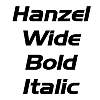 Thumbnail HanzelWide BoldItalic