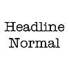 Thumbnail Headline Normal
