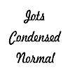 Thumbnail JotsCondensed Normal
