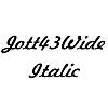 Thumbnail Jott43Wide Italic Thumbnail Jott43Wide Italic
