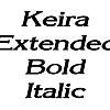 Thumbnail KeiraExtended BoldItalic