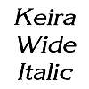 Thumbnail KeiraWide Italic