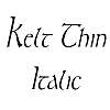 Thumbnail KeltThin Italic Thumbnail KeltThin Italic