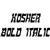 Thumbnail Kosher BoldItalic Thumbnail Kosher BoldItalic