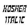 Thumbnail Kosher Italic