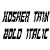 Thumbnail KosherThin BoldItalic
