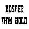 Thumbnail KosherThin Bold
