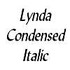 Thumbnail LyndaCondensed Italic