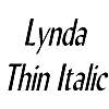 Thumbnail LyndaThin Italic