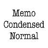 Thumbnail MemoCondensed Normal