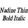 Thumbnail NadineThin BoldItalic