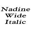 Thumbnail NadineWide Italic