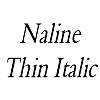 Thumbnail NalineThin Italic
