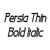 Thumbnail PersiaThin BoldItalic