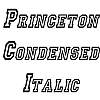 Thumbnail PrincetonCondensed Italic