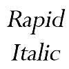 Thumbnail Rapid Italic