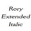 Thumbnail RoryExtended Italic
