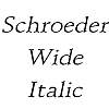 Thumbnail SchroederWide Italic