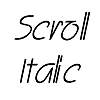 Thumbnail Scroll Italic