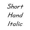 Thumbnail ShortHand Italic