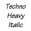 Thumbnail TechnoHeavy Italic