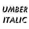 Thumbnail Umber Italic Thumbnail Umber Italic