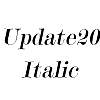 Thumbnail Update20 Italic Thumbnail Update20 Italic