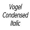 Thumbnail VogelCondensed Italic