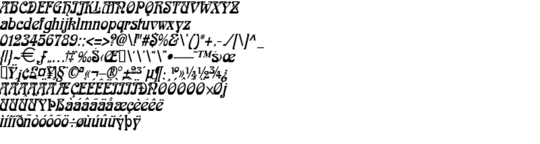 Product picture ArgonThin  Italic