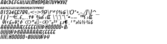 Product picture AsiaExtended Italic