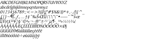 Product picture Barrett  Italic