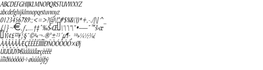 Product picture BarrettThin   Italic