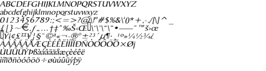 Product picture BarrettWide  Italic