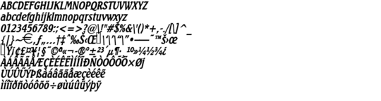 Product picture BeachCondensed BoldItalic