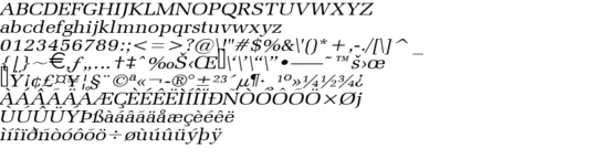 Product picture BidRomanWide Italic