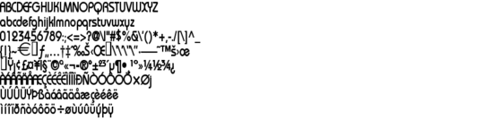 Product picture BiminiCondensed Bold