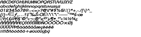 Product picture BiminiWide BoldItalic